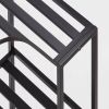 Small Space Storage Cabinet Black Metal - Brightroom