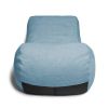 Jaxx Arlo Chaise Lounge Bean Bag Chair - Premium Chenille, Turquoise